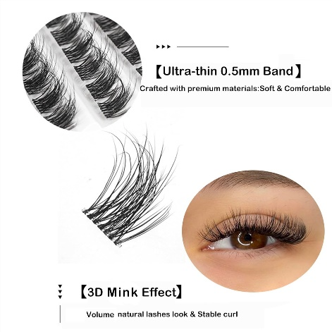 Pingdu स्पार्कलिंग Eyelash® सँग DIY मेगा भोल्युम इल्यास विस्तारहरू