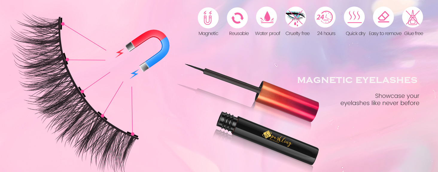 Pingdu Sparkling Eyelash® 3D Magnetic Eyelash Kit सँग उत्तम ग्ल्याम लुक पाउनुहोस्