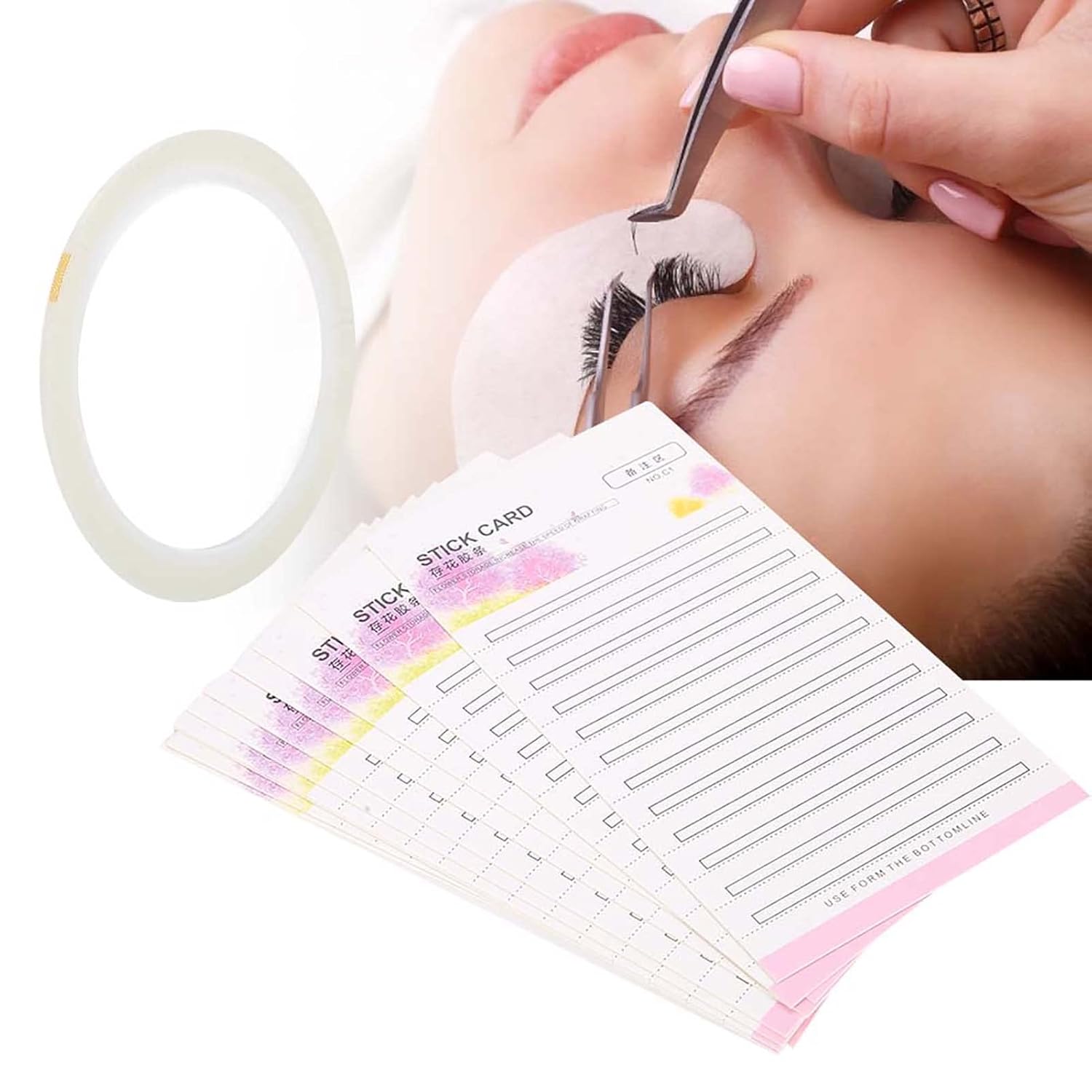 False Eyelash Fans Paper Card - ल्याश एक्स्टेन्सन भण्डारणको अन्तिम समाधान