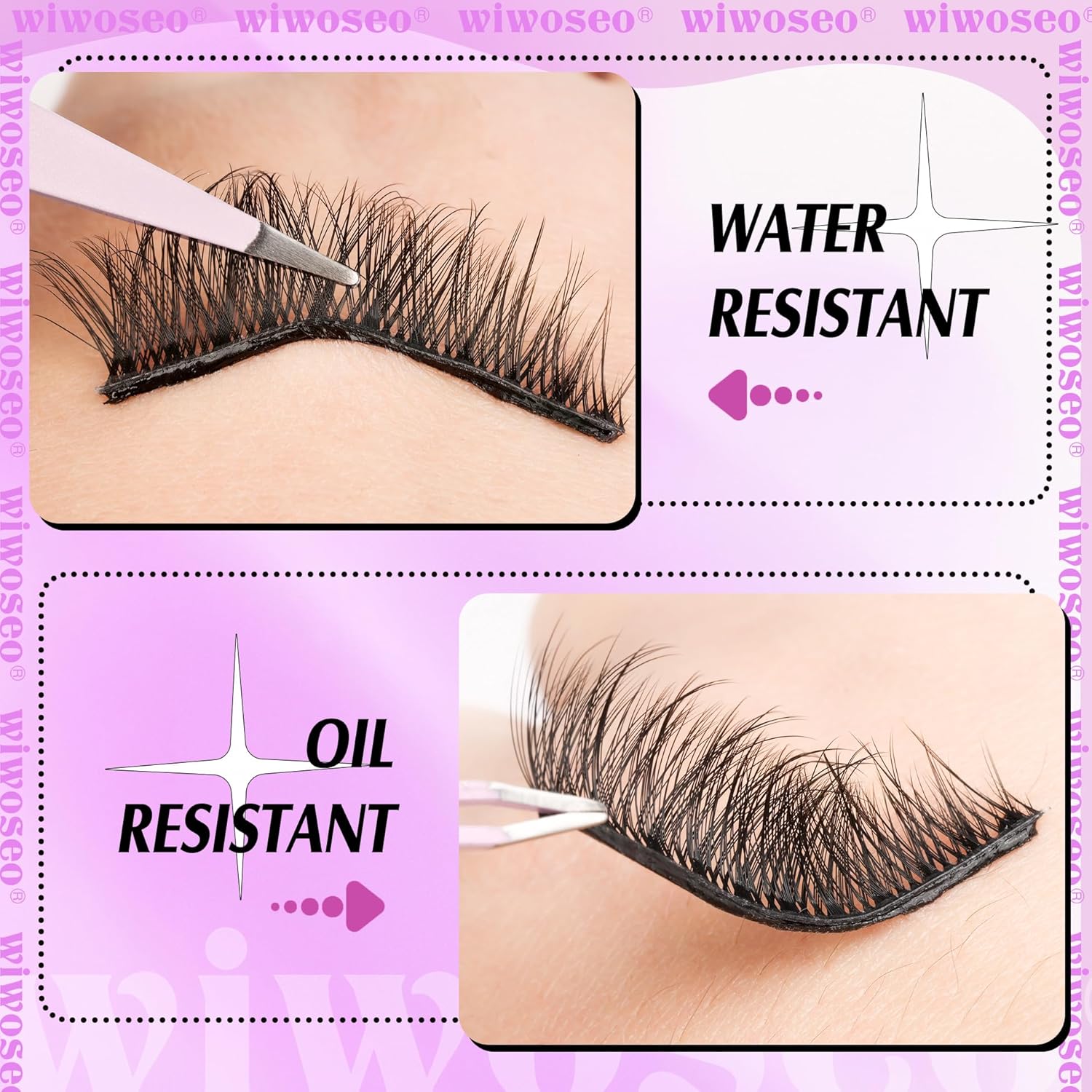 Pingdu Sparkling Eyelash® को Self-Adhesive Wispy Fluffy Lashes को साथमा परफेक्ट लुक पाउनुहोस्