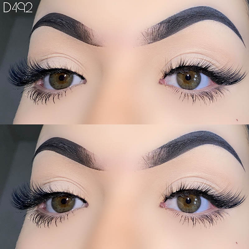 5 जोडी Wispy लेशहरू प्राकृतिक लुक पखेटा पलकहरू 7mm-17mm