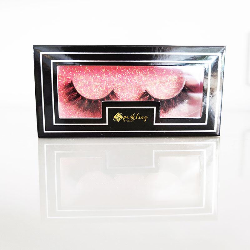 Fluffy Wispy 6D भोल्युम False Mink Eyelashes