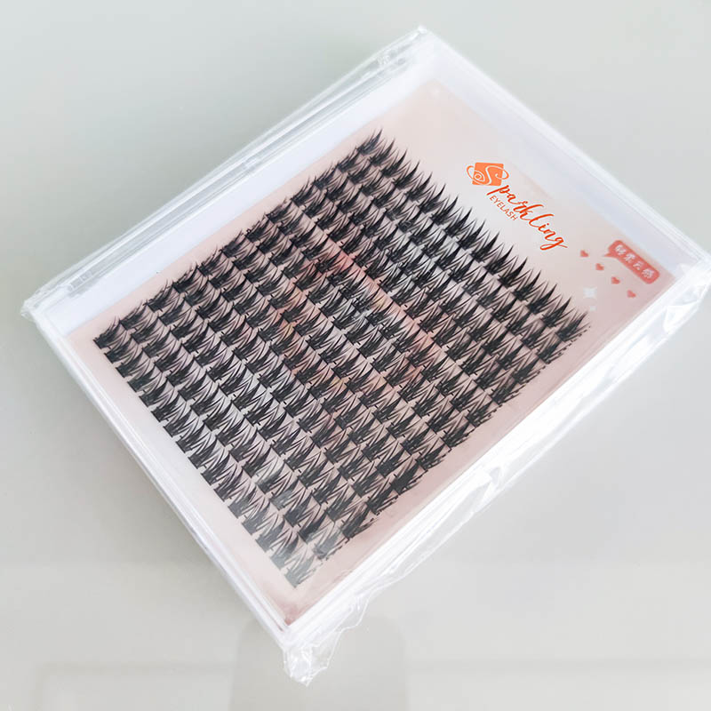 व्यक्तिगत ल्याश 192pcs C कर्ल DIY ल्याश एक्सटेन्सन किट